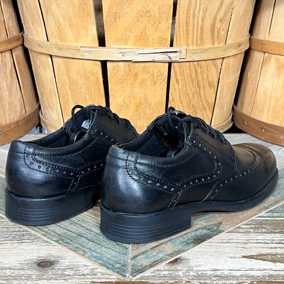 Thom Mcan Bismark Wingtip Brogue Black Leather Lace-Up Oxfords Mens Size 7 main image 9